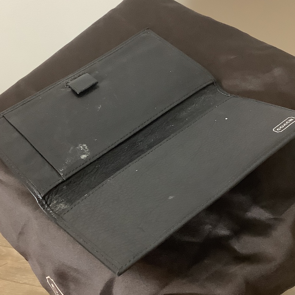 Coach Black Leather Wallet - Picture 4 of 4